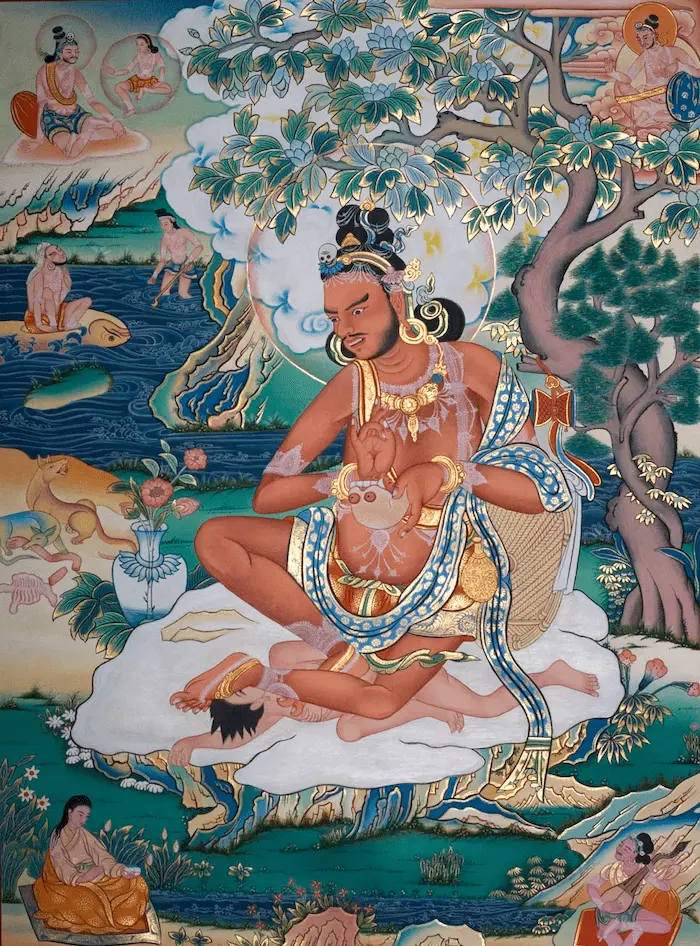 Naropa fue uno de los Mahasiddha dentro del budismo indio